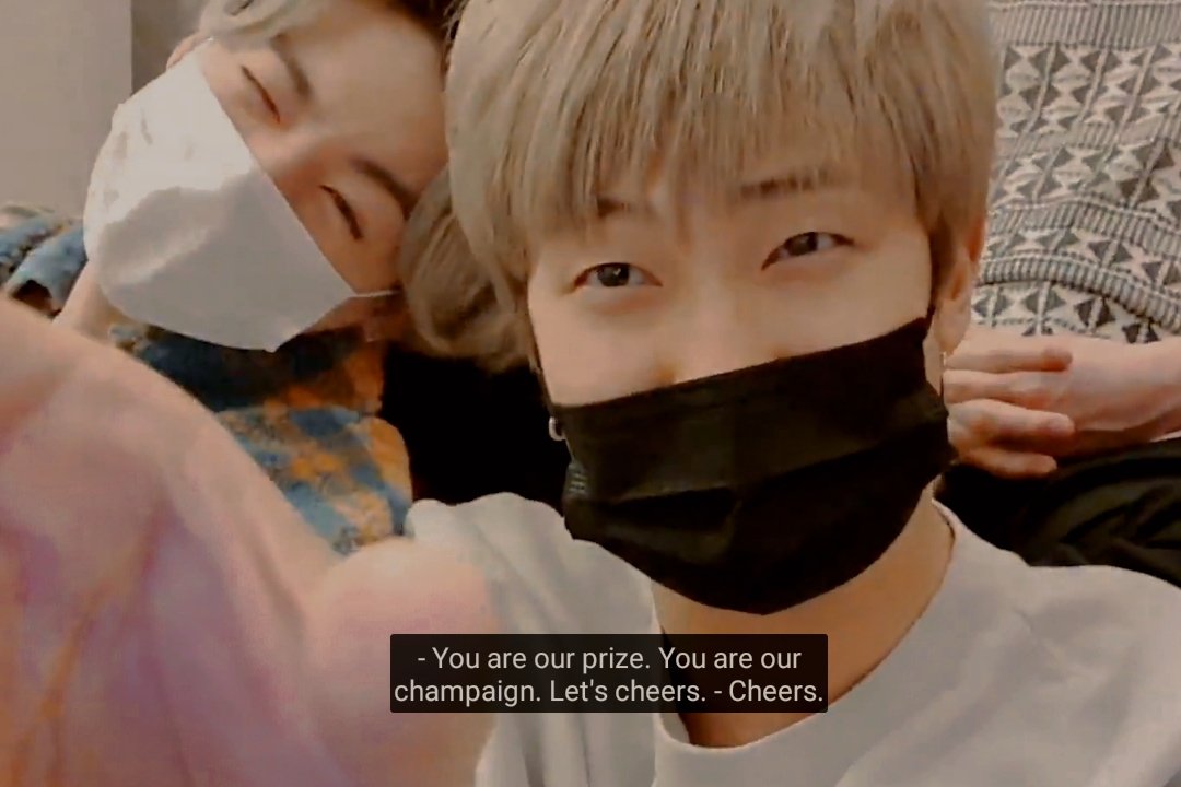 Palak_952's tweet photo. @bts_bighit “You are our prize. You are our champaign. Let's cheers!” 

You'll always be the winner @BTS_twt 💜 https://t.co/oXIGxWbruw