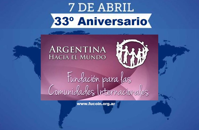 fucoin's tweet photo. El próximo 7 de Abril, nuestra Institución se prepara para festejar su 33º Aniversario "Fundación para las Comunidades Internacionales" https://t.co/nfKcswH5WN