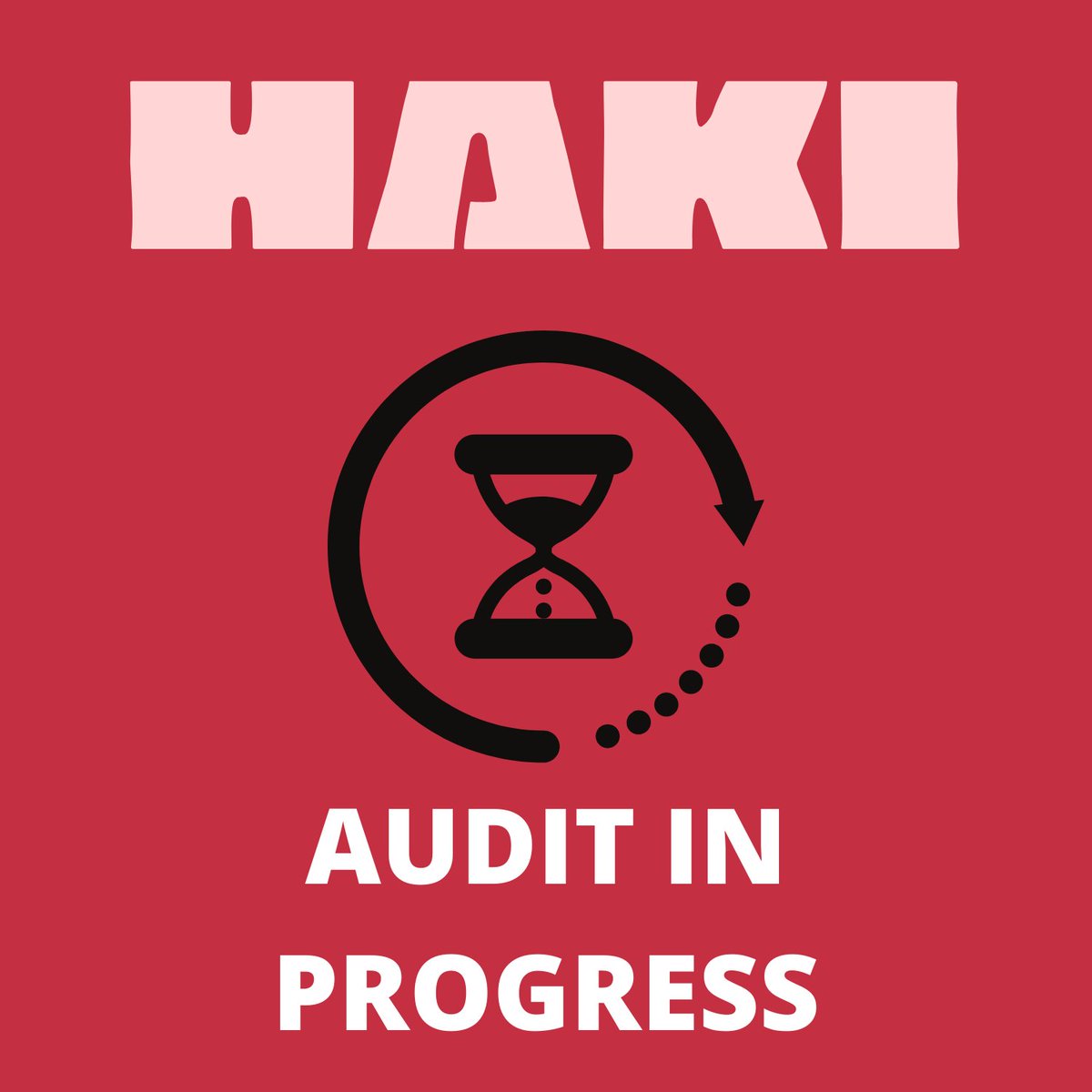 With an already proven dev team on board, we have chosen to take an extra step in ensuring that our contract is 100% safe, secure and optimised by bringing <a href="/0xBender/">bender</a> on board!

We will update you with more info when the audit is complete! #HAKI