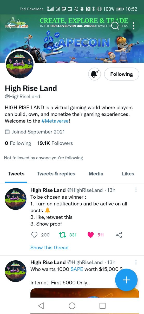 heckimhere4fun's tweet photo. @HighRiseLand Lets go! https://t.co/3s2Ul1wOt6