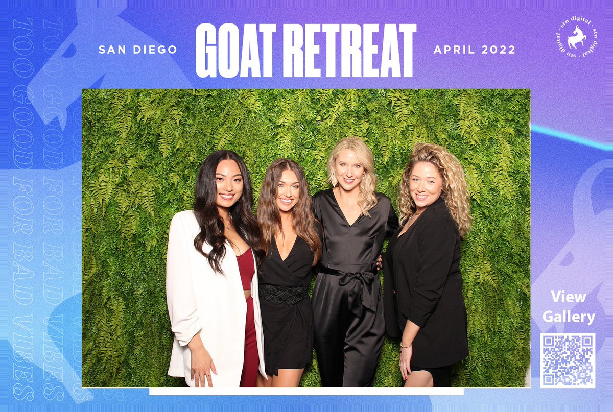 Just a lil 🐐 love for the feed. 

💙💜 <a href="/STNDigital/">STN Digital</a> | #GOATRetreat
