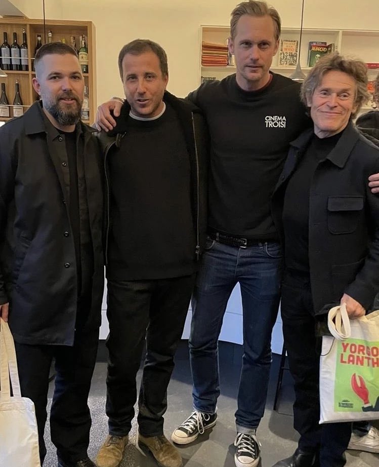 DailyDaphoto's tweet photo. Pictured (left to right): Robert Eggers, Andrea De Sica, Alexander Skarsgård, and Willem Dafoe (2/2) https://t.co/YcgDppvMzs