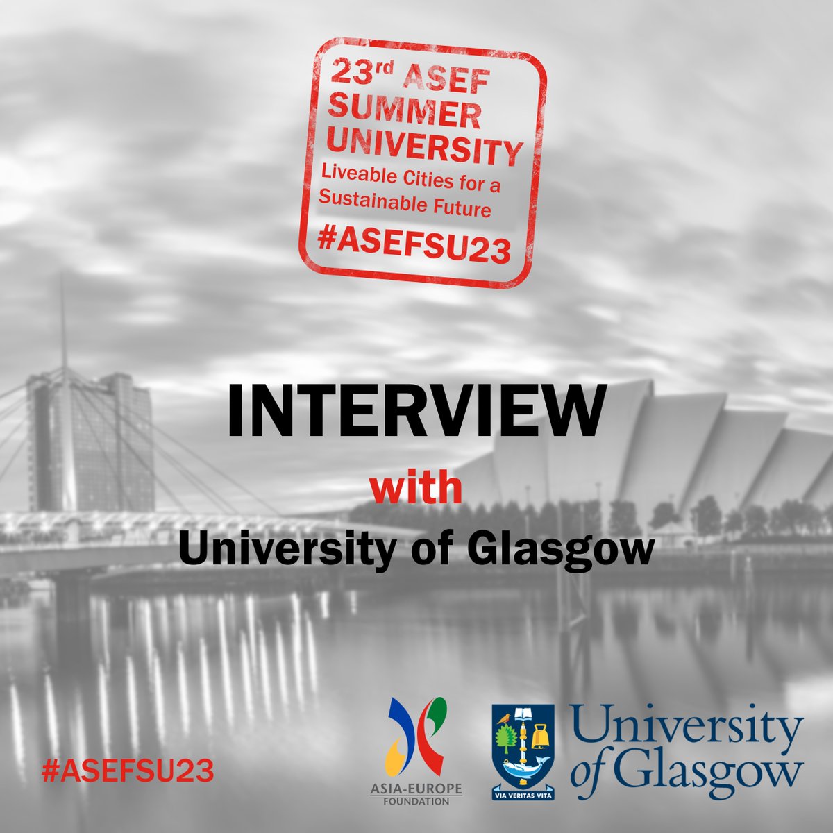 "One of the ideas that underpins the concept of a learning city is that all stakeholders have something to provide"

📖 Interview with #ASEFSU23 partner reps from <a href="/UofGlasgow/">University of Glasgow</a> <a href="/michaeljosborne/">Michael Osborne</a> <a href="/YuliaSNesterova/">Yulia Nesterova, Ph.D.🕊</a> discuss #LearningCities: ow.ly/rs2Z50IxQNy

#SDG11 <a href="/SHLC_Cities/">SHLC</a>