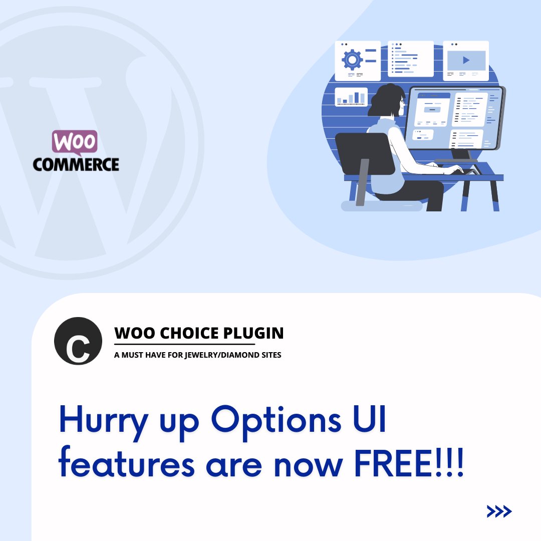 SpherePlugins's tweet image. Options UI feature is a key product addons tool for Jewelry/Diamond sites, It offers variation swatches widgets like buttons, and dropdowns with icons, Which can be of help to render nice UI for metal color, ring size, etc.
 
wordpress.org/plugins/woo-bu…

#woochoiceplugin #jewelry