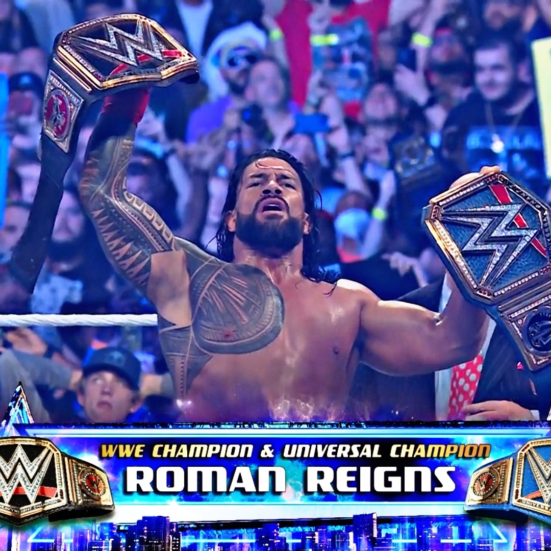 shaemiller6's tweet photo. WOOHOO CONGRATULATIONS @WWERomanReigns 
You are so awesome Tribal Chief https://t.co/ZA9XQa6WYY