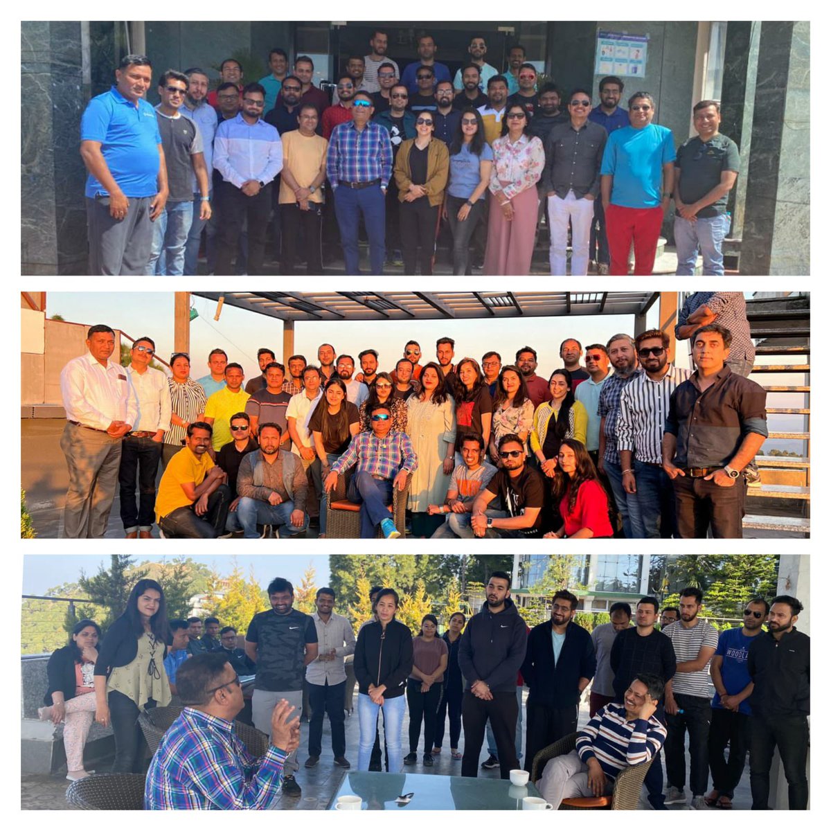 tavarejay's tweet photo. #Leaders shows the glimpse of what potential one has and then lets the seed of success germinate through ones individual excellence & nurturing (CmmR) and course corrections - an effort in this direction was BDG offsite @smartDataIncLtd #WPL3 #sD2 https://t.co/Vs4dcoGsl2