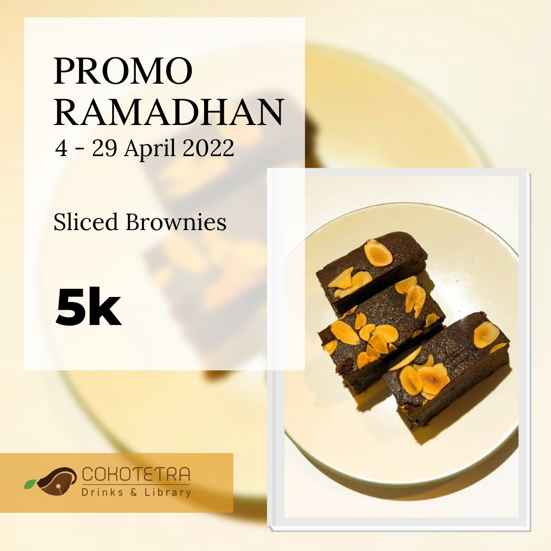 Cokotetra's tweet photo. Yuk, ajak keluarga, teman dan orang terdekatmu dengan Promo Ramadhan COKOTETRA!
Promo berlaku setiap Senin-Minggu hingga 29 April 2022.

Khusus untuk Pre Order, bisa via DM atau chat ke WA 081297598532😊🙏 #cokotetra #Promo #Ramadan https://t.co/WSxBGJkSQS
