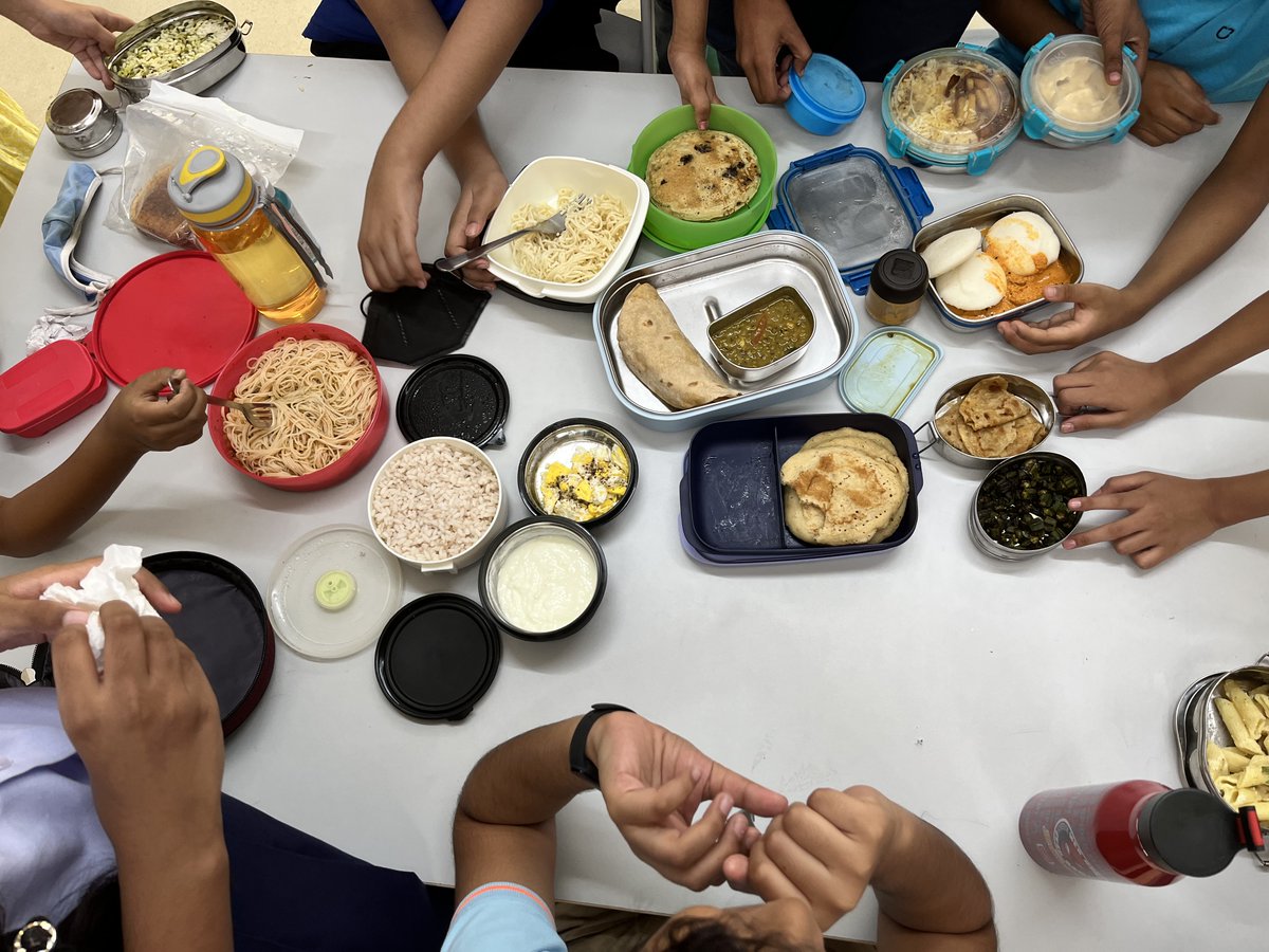 DonnaMathew22's tweet photo. It's another Monday. But this time there is no one to remind me it's Meatless Monday. Oh! How I miss the Ss asking "Ms. Donna, it's Meatless Monday, shouldn't we be taking pictures of our lunches?" #SDG13  #StudentAction @bitesizeSDGs @GMA_Kochi https://t.co/Xzg7EKRKKW