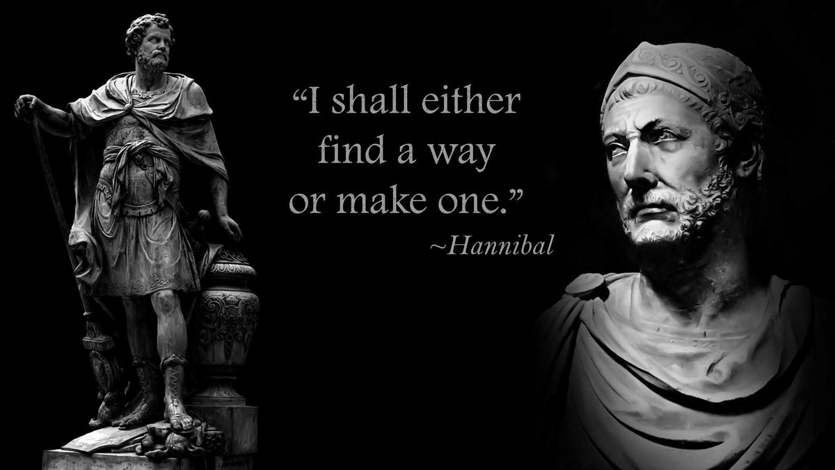 ImJattala's tweet photo. I SHALL EITHER FIND A WAY OR MAKE ONE
~HANNIBAL (Greek General ~200BC)
#MondayMotivation #MondayLove
#ManagementSprint #Week14
#Pakistan500B2030 🇵🇰 https://t.co/292ZRByUVW