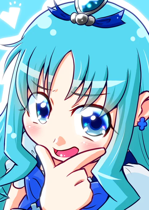 昨日久しぶりに地上波に出た推し #過去絵を投げて絵を描いた気になろうキャンペーン  #precure 