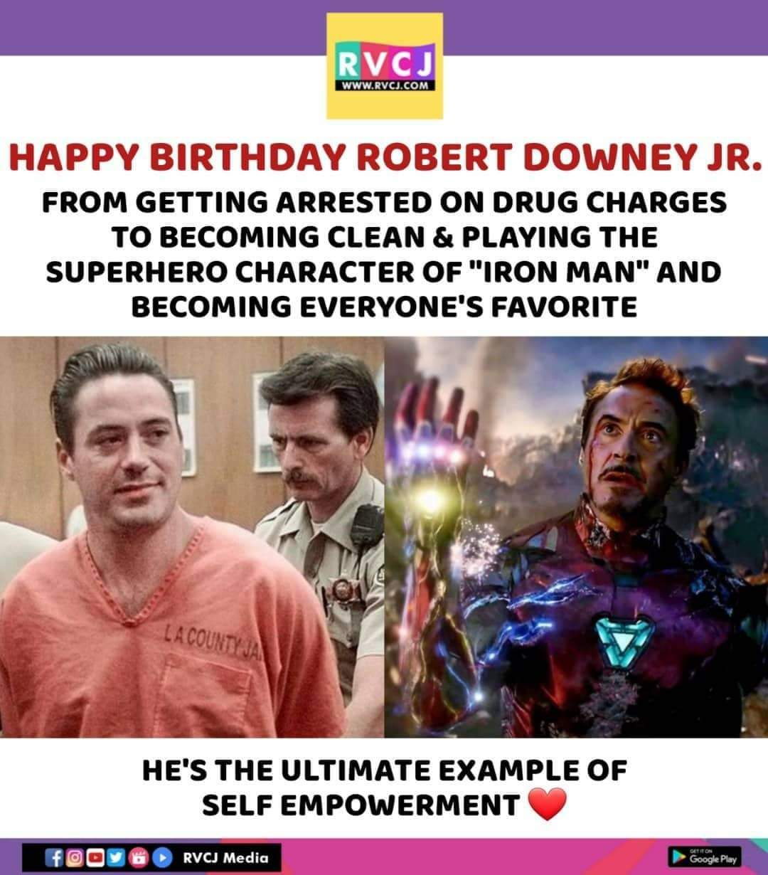 Happy Birthday Robert Downey Jr.      