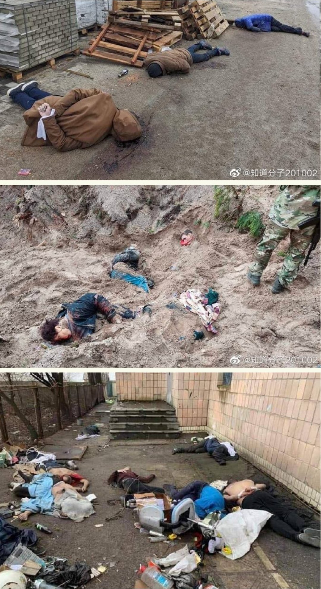 女尸画像 第一张照片：在基辅郊外20公里的高速公路处，死去的平民。毯子下面是数名死去的裸体女尸。乌方称，俄军在那里射击了一辆载有妇女的汽车，强奸了她们，并将她们的尸体丢进轮胎，企图焚尸灭迹。  其余的是位于乌克兰基辅西北部的Bucha镇，被俄军枪杀的平民 ...