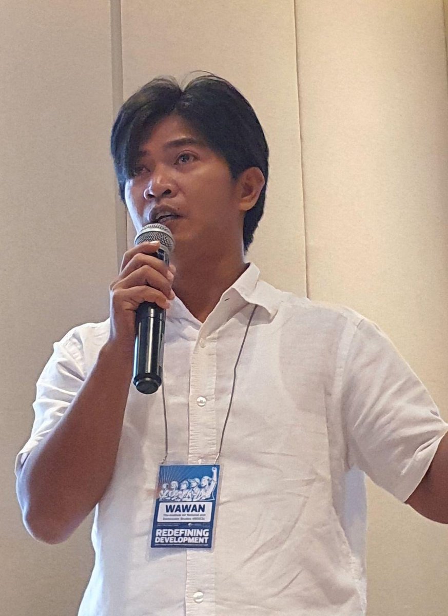 APR_net's tweet photo. Kurniawan Sabar of INDIES: We need to reassess and review again how @APR_net contributes to educating the people so they can clearly understand the struggle against imperialists and accomplices in their respective countries. 

#APRNBiennial #RedefiningDevelopment https://t.co/Sq7qFxVgXk
