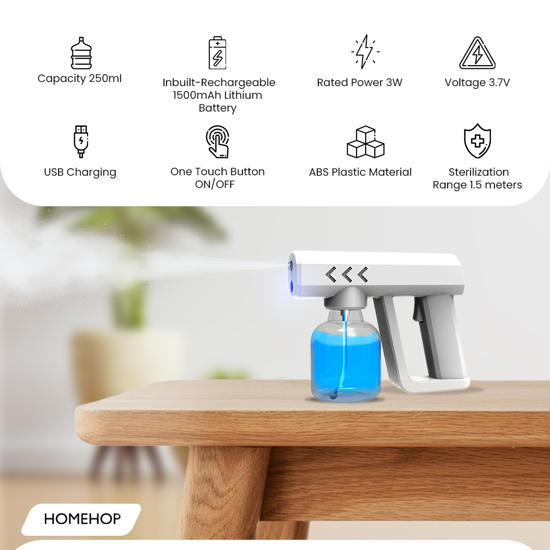 homehopindia's tweet image. The sprayer is powerful enough to be used by cleaning professionals, yet easy enough to be used by small business owners and homeowners who want to clean their own spaces.
Click to buy : homehop.in/shop/usb-recha… 
#sanitizersprayer #dispenser #sprayermachine