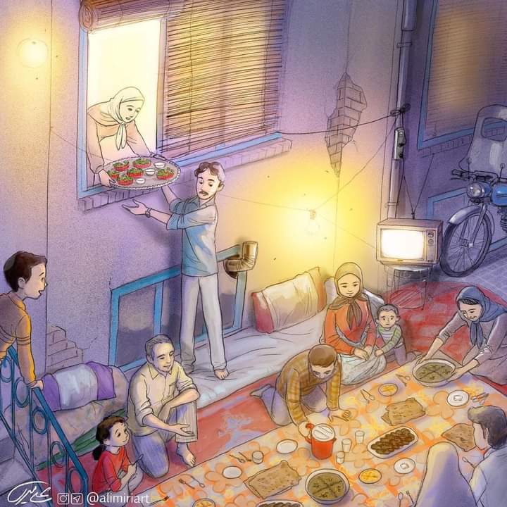 Anonna9023's tweet photo. Ramadan always had a special charm in our house💫
#alimiriart https://t.co/1kNpLsEhi7