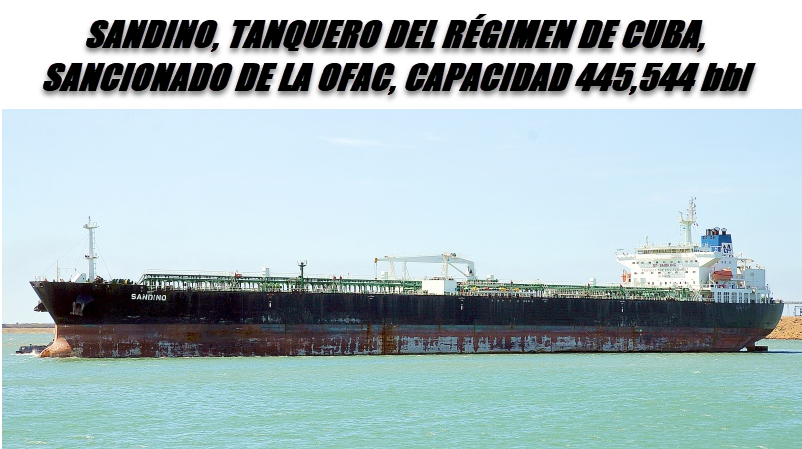 FlconEYES's tweet photo. ⚓️#SANDINO #IMO9441178
Llenando de hidrocarburos regalado por el NARCODICTADOR #Maduro a la Dictadura de Cuba, en #JoseTerminal.
#HappeningNow #OSINTCuba #cubarcos #Cuba #4Abr https://t.co/5VujPtAc4w