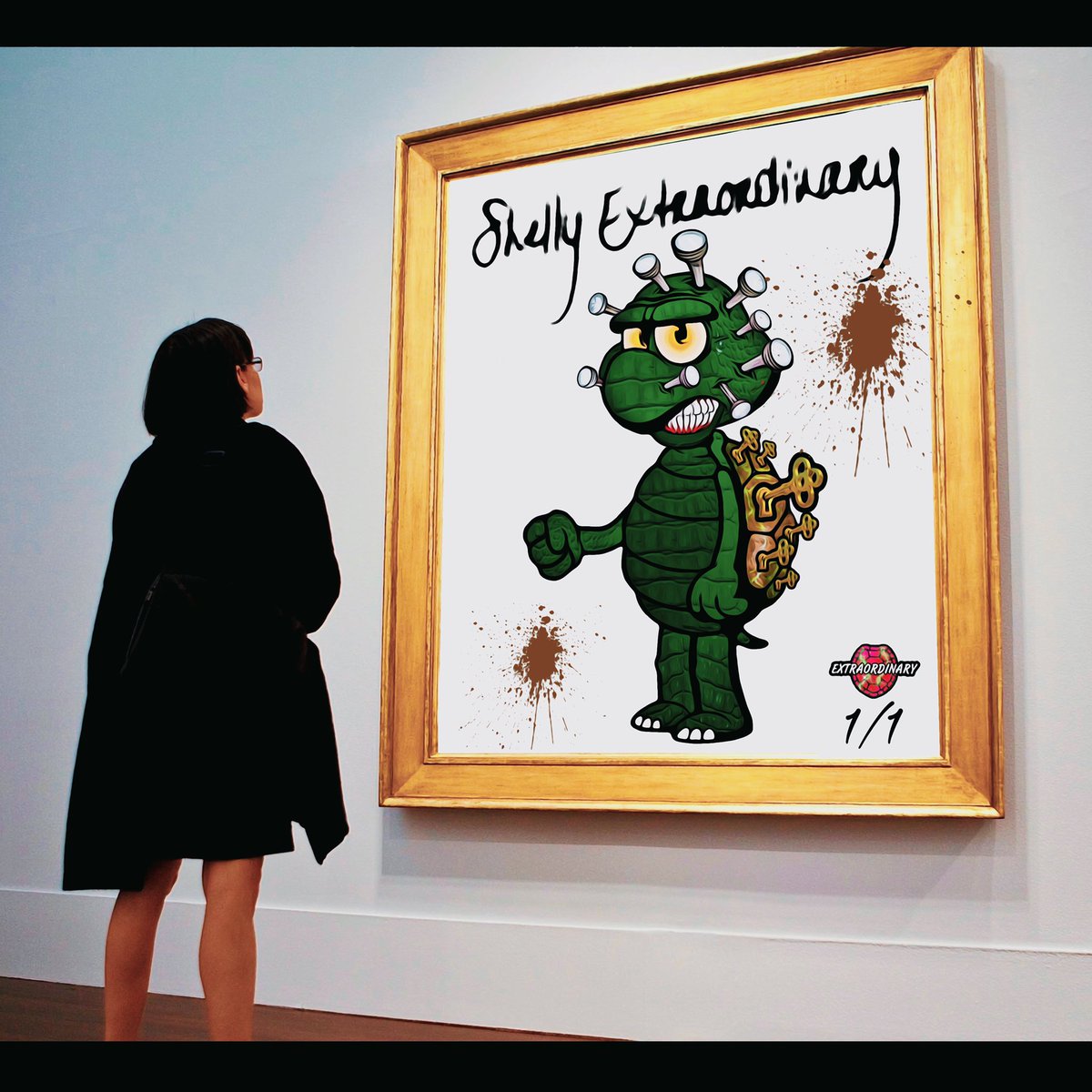 shelltonshelly's tweet photo. What is that!Thats a ExtraordinaryShellsNfts!#NFTCommunity #NFTartist #NFTCollectibles #nftart #mint #Metaverse #NFTs #GRAMMYs #WrestleMania #shelly #turtles #shells #ExtraordinaryPortraits #ElonMusk #OpenSeaNFT #SPACEMETA #SpaceX #rare #GOLD #StockMarket #NFTCollector #NFTdrops https://t.co/xIT0U0Wrc2