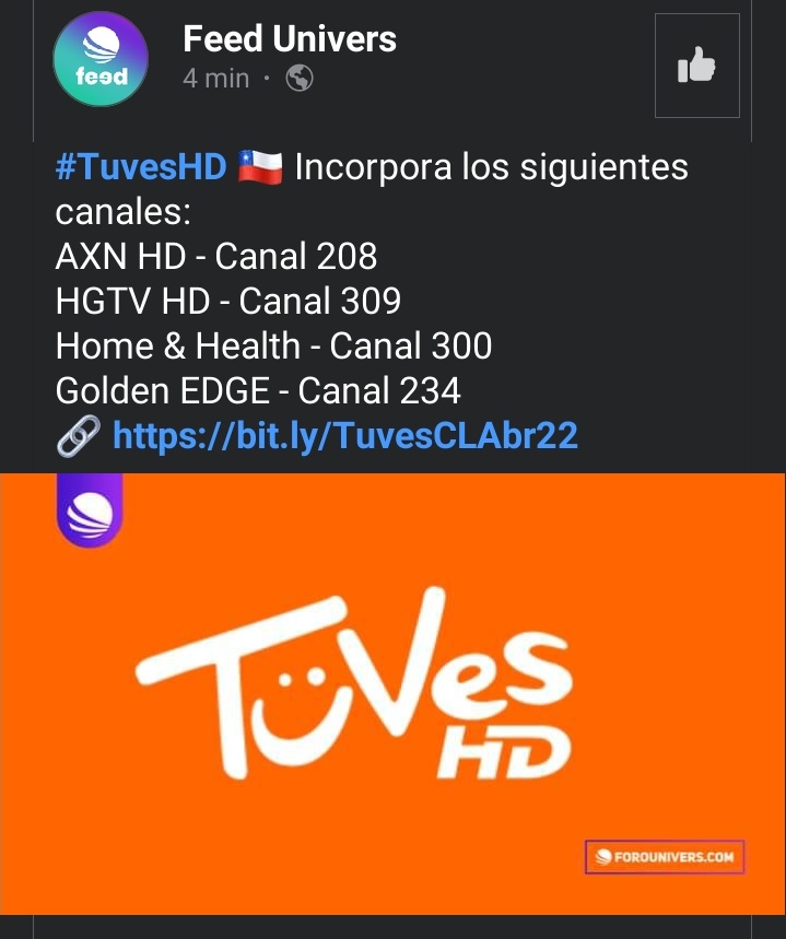 carlos261289's tweet photo. #TuVes 🇨🇱 incorporó los mismos canales que #InterSatelital 🇻🇪

Tengo entendido que ellos comparten el mismo satélite y SAT ubicado en Chile y con esto también se ve que comparten la misma oferta se canales https://t.co/MFzI8qi6dx