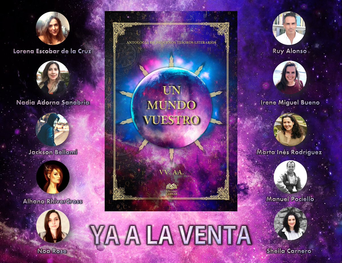 EdicionesLabnar's tweet photo. ¡Hoy es el día!

Ya a la venta nuestra nueva antología #UnMundoVuestro.

#antología #relatos #autores #leer #books #libros #historias #edicioneslabnar #read #yoleo #literatura #read #literatura #historiascortas #bookstagram https://t.co/MdTim8nICq
