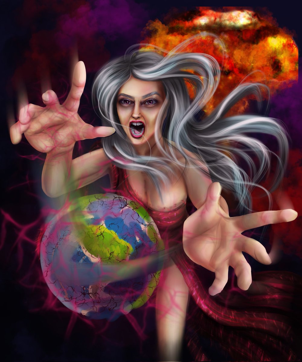 "The Apocalypse Sisters-what are they to me?
They are not only my first collection in the NFT world, they are an expression of my fears and thoughts. The feeling that all world events are now someone else's planned game has not let go. Read below👇 opensea.io/assets/0x495f9…