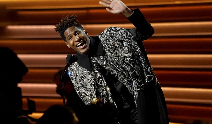 WorldNewsp1's tweet photo. #GRAMMYs : #JonBatiste won album of the year for "We Are".

#Weare #GrammyAwards2022 #AlbumOfTheYear #WNP https://t.co/qwbzoTzFyQ