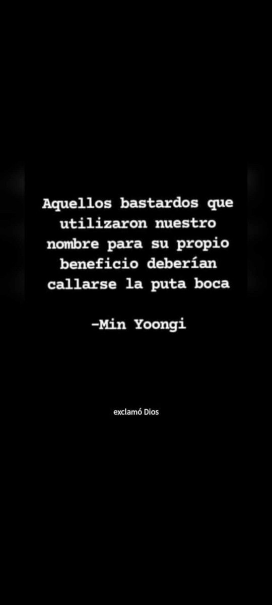 YoonMin54584893's tweet photo. @RecordingAcad @bts_bighit @Trevornoah Bastardos deberían de lavarse el puto osico con detergente antes de nombrar a los Reyes de la industria musical https://t.co/xkMvo8rIEx