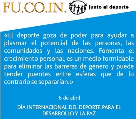 fucoin's tweet photo. La "Fundación para las Comunidades Internacionales" junto al deporte, este 6 de abril en el #DIAINTERNACIONALDELDEPORTE 
“el deporte tiene el poder de cambiar el mundo” https://t.co/uMZmaJi7EF