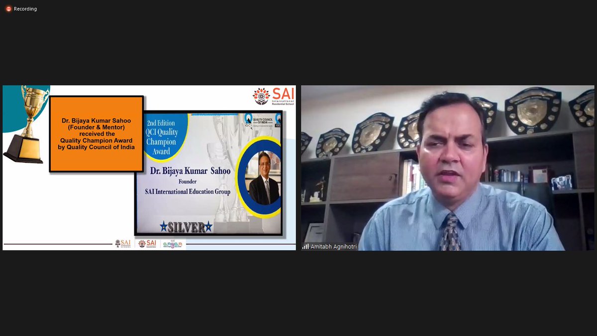 SAI_Edu_In's tweet photo. Virtual Orientation of New Parents
1st April, 2022, saw the beginning of yet another novel virtual journey for SAIoneers of SAI International Residential School. 

#MovingUp
#NextAcademicSession https://t.co/EXoug7wdQA