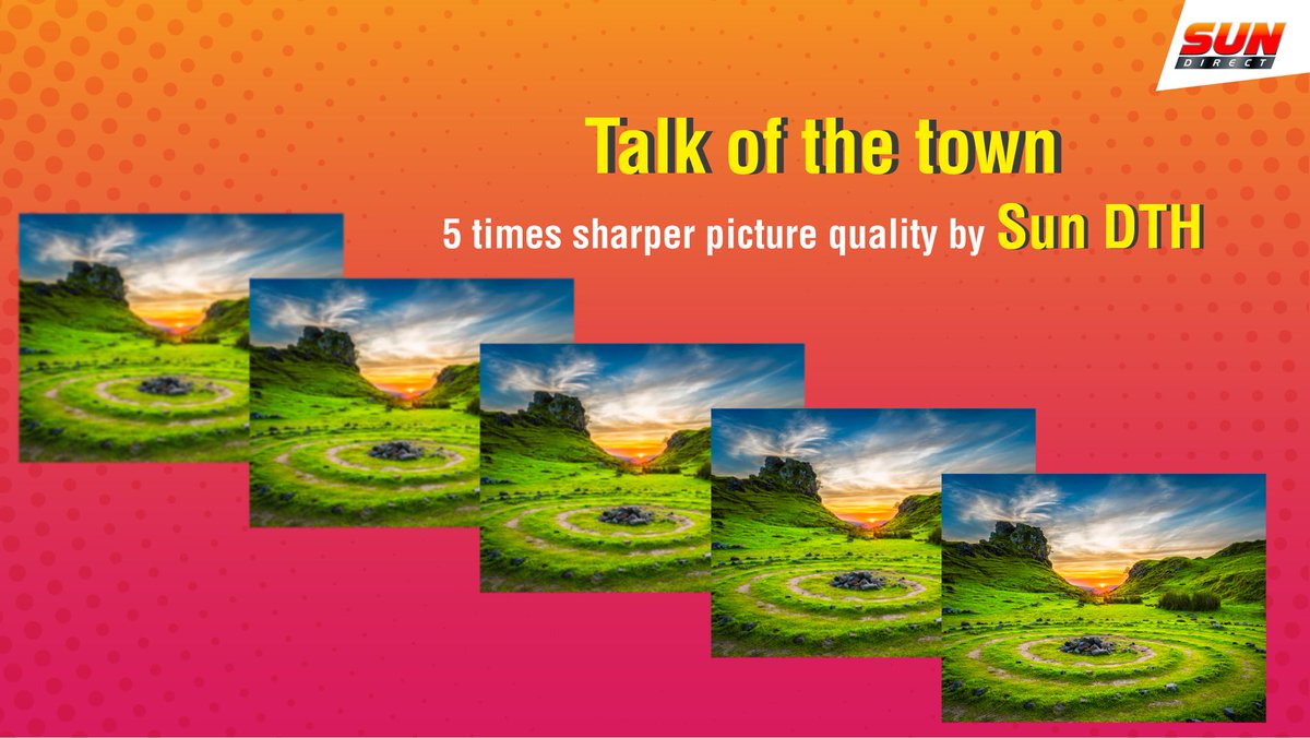 SUNDIRECTIndia's tweet photo. Sun DTH promises 70+ sharp and crisp HD channels across all genres | Upgrade to HD now ▶️ https://t.co/CqvLVhL9A2
#SunDirect #SunDTH #dthprovider #DTHrecharge #SunDirectRecharge #southdth #HDconnection #HDchannel https://t.co/PokI7qClo5