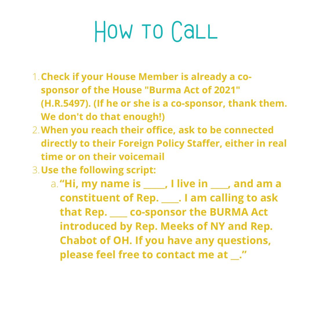 usacm3's tweet photo. If you physically live in USA, regardless of your immigration status, you are a constituent.

အမေရိကအတွင်းနေထိုင်လျင် သင်သည် လွှတ်တော်သို့ တောင်းဆိုခွင့် အပြည့်အဝရှိသည်။ 

Use your right and 📞 your Representative to vote in favor of #BURMAAct2021 until it passes in the House. https://t.co/BfRVKU8z1b