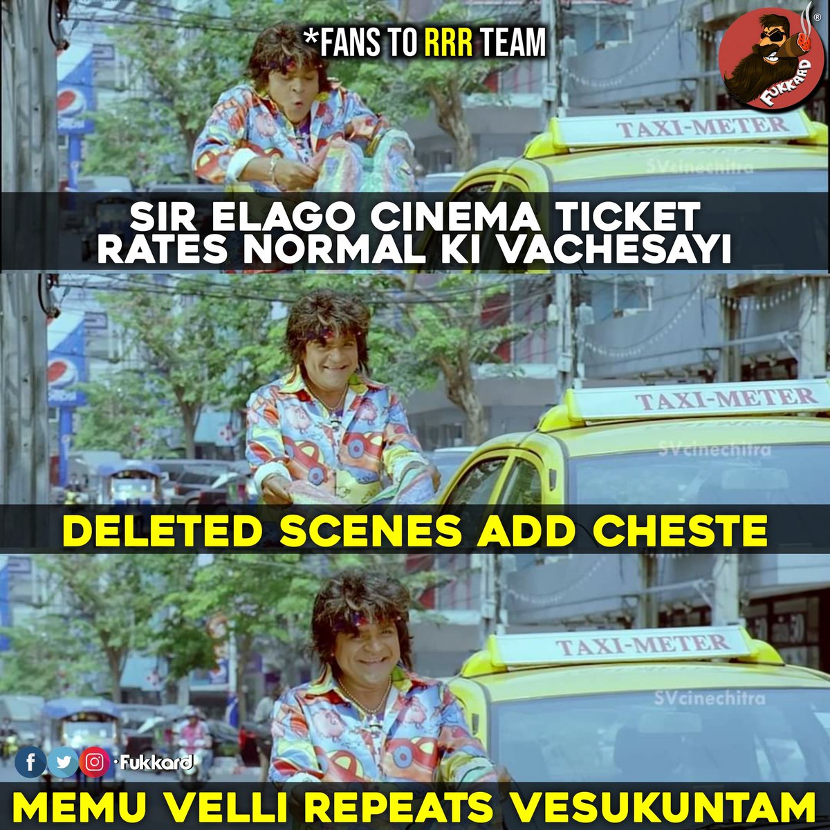Fukkard's tweet photo. After 10 days, #RRRMovie ticket rates are back to normal... https://t.co/Pm46Z6JRkX