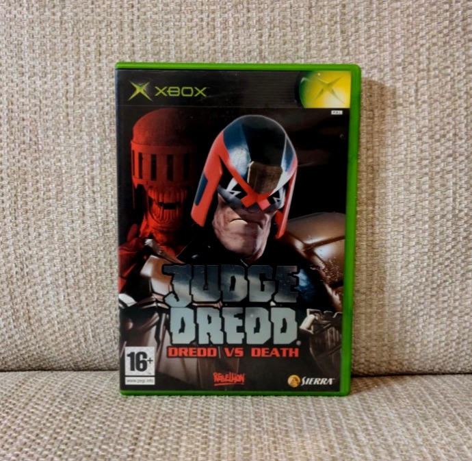 RetroCheating's tweet photo. I am the Law :D Oh, judge Dredd :D I am so happy that you haven't removed your helmet in decades haha #JudgeDredd #JudgeDreddDreddVsDeath #Xbox #Microsoft #Gaming #Gamer #Retro #VideoGames #Twitter 

Feel Free to Follow :D Retro Cheaters :D 

Link: https://t.co/F7awbB5K2S https://t.co/WxuOFDUIX5