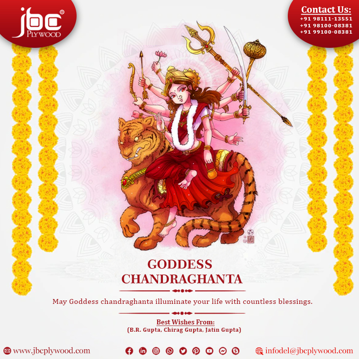 Happy Navratri 
Goddess Chandraghanta (3rd Day)
#jbc #jbcplywood #plywood #Chandraghanta #3rdDay #durgamaa #durgapuja #durga #navratri #maadurga #jaimatadi #maa #kolkata #devi #durgapujo #india #mahakali #mata #hinduism #mahadev #matarani #vaishnodevi #HinduNavvarsh #jaimaakali