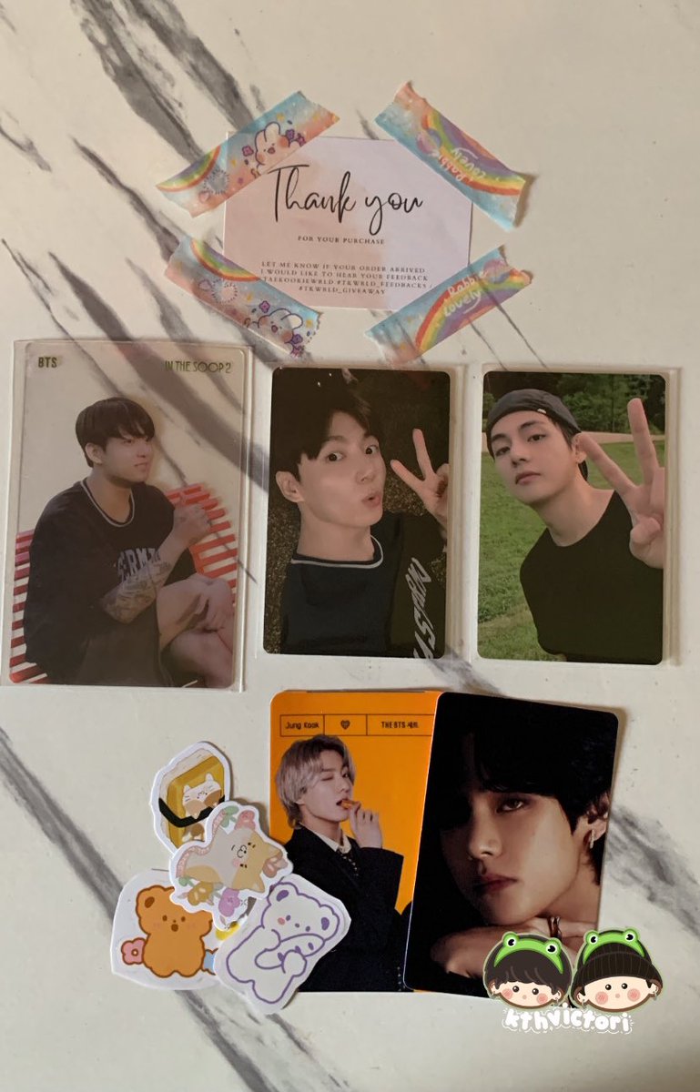 kthvictori's tweet photo. - #kthvicbudoled -
Thank you for the smooth transaction! @taekookiewrld 🤍 taekook its2 came home safely! #tkwrld_feedbacks https://t.co/nUEA4xvJGz