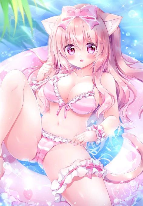 『一緒に泳ぐ?♡』 
