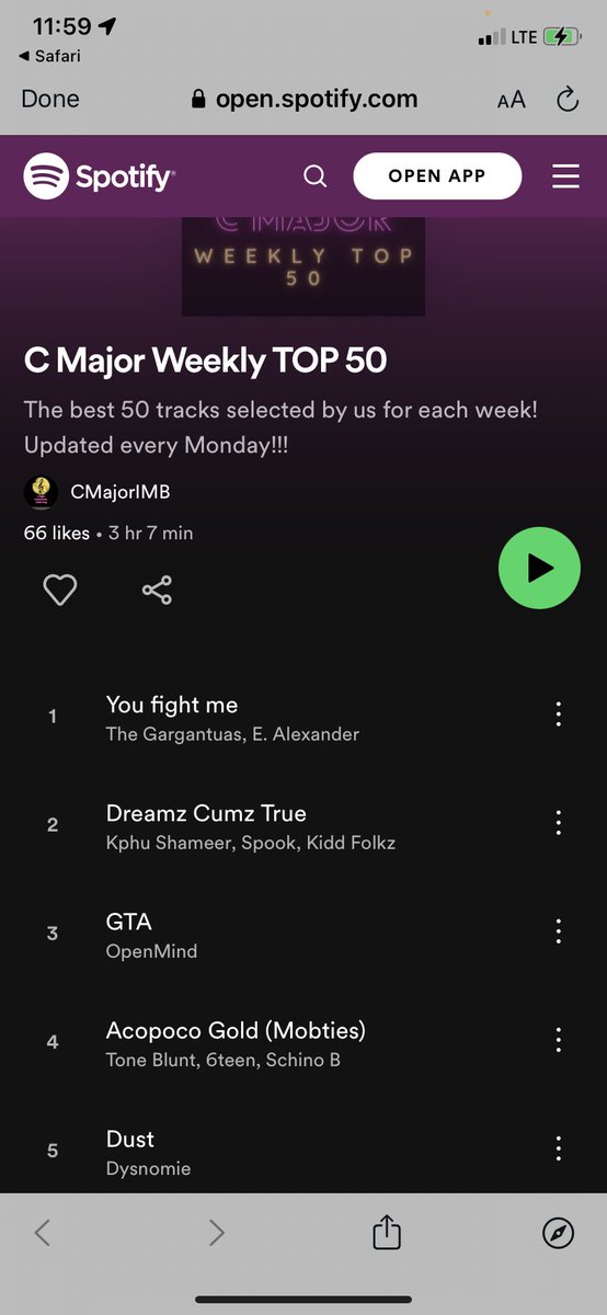 kphu_shameer's tweet photo. Thanks 🙏 @CMajorIMB for putting my  fire 🔥 rap song Dreamz Cumz True on your #CMajorIMB @spotify #spotify playlist! #2 on your Top50 #music #GRAMMYs #Rap #hiphop #Twitter https://t.co/z7hsWTgP9x