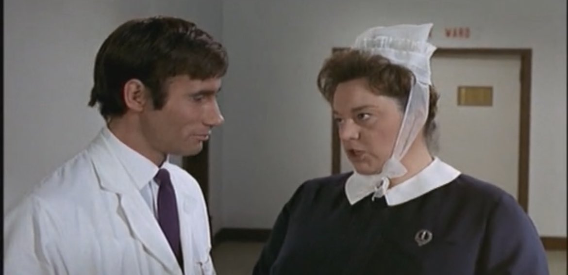 “This hospital just isn’t big enough for both of us Dr Kilmore”

“Oh now come on you’re  not all that big Matron.  Oh yes I see. I hear you have a casualty for me?”

“Yes, nothing serious of course, or I wouldn’t have sent for you!”

#CarryOnDoctor