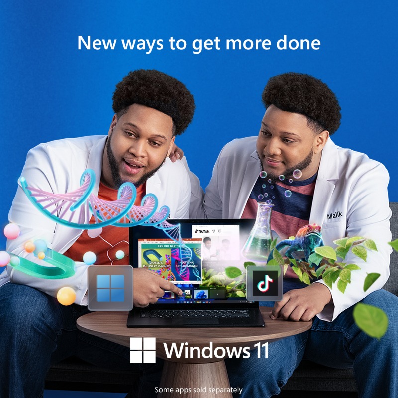 MicrosoftANZ's tweet photo. Switching between all the things you love is easier than ever before with multiple desktops on Windows 11. All it takes is a swipe.