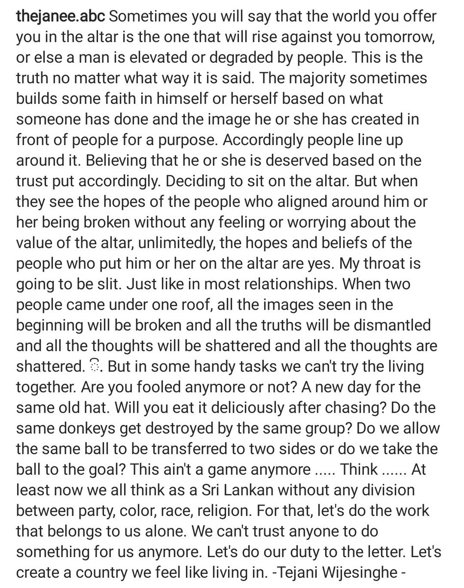 Thejanee Wijesinghe tweet media