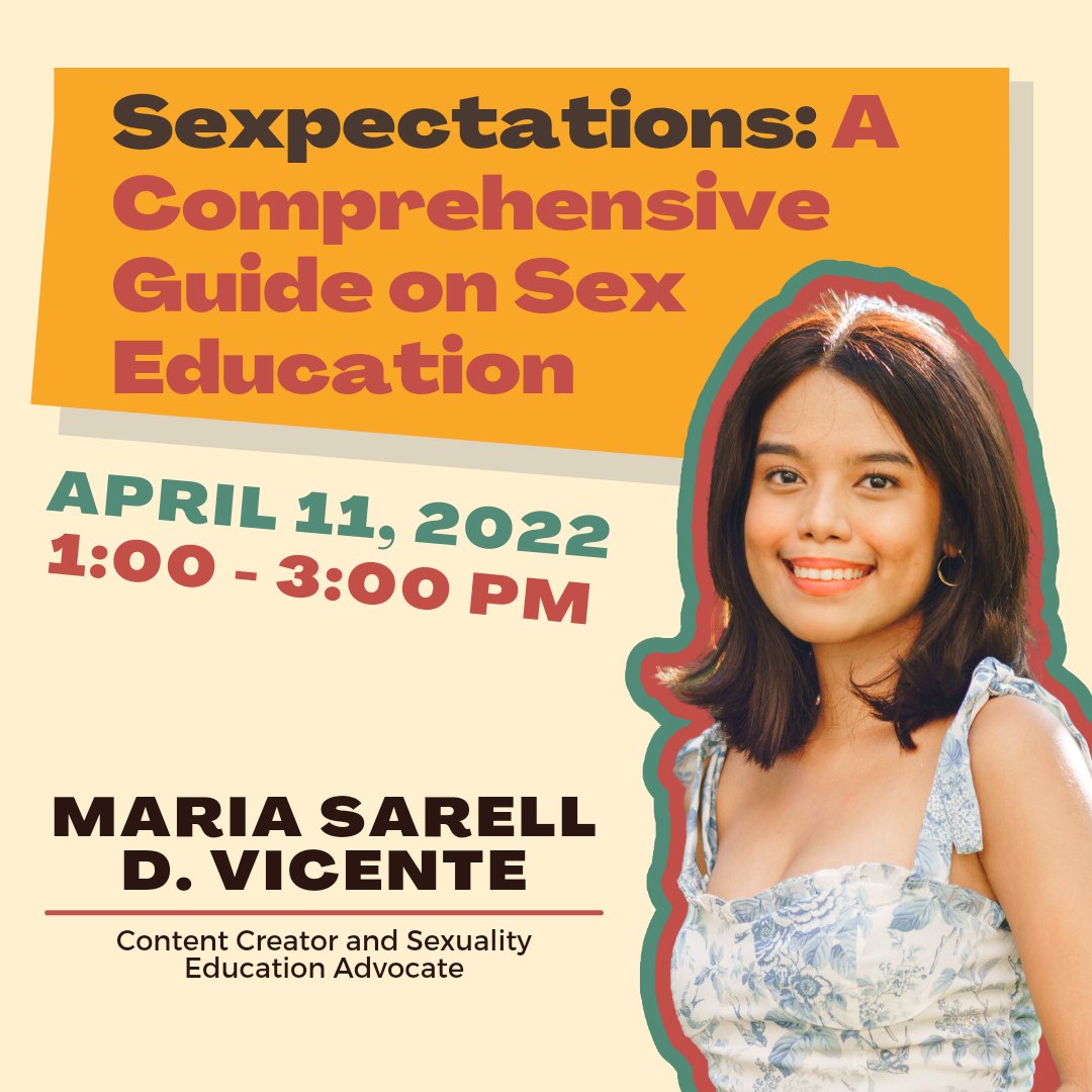 official_s_talk's tweet photo. A VERY WONDERFUL ANNOUNCEMENT 📢 
 
We would like to invite you to the last part of our Webinar Series entitled: "Sess Talk: Understanding the Focused Lenses of Sex Education and Reproductive Health" with the amazing Miss Sarell Vicente.

(1/3) https://t.co/dPk3k2fEFe