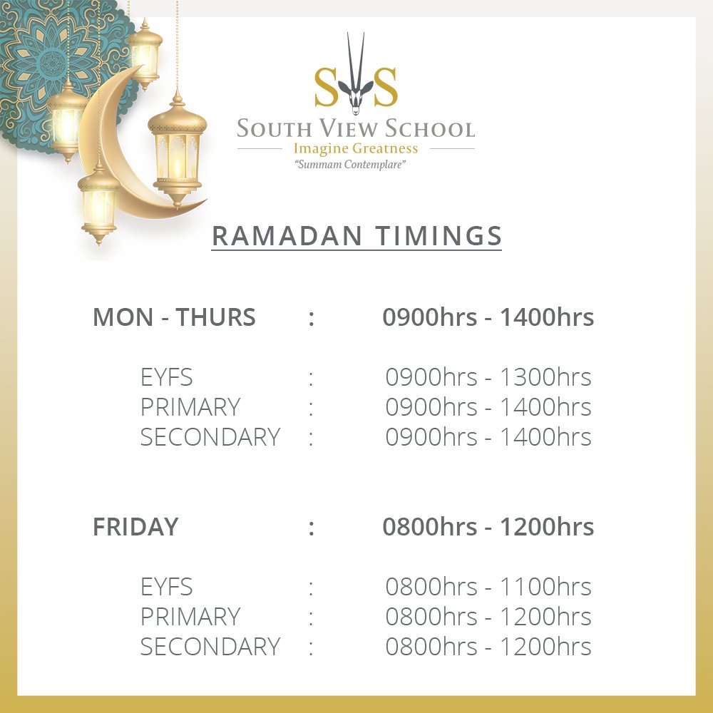 South View School Dubai on Twitter "Please find our operational