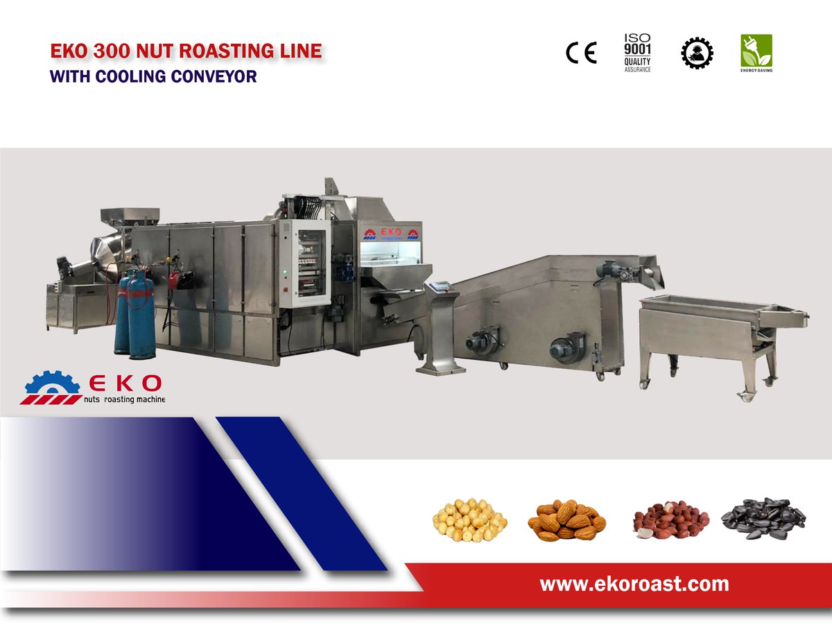 ekoroast's tweet image. Ekoroast Nuts Roasting Machine(EKO 300)
🌎ekoroast.com
📧sales@ekoroast.com
📲 + (90) 532 723 15 14(English)
📲 + (90) 539 854 50 30 (русс.яз)
📲 + (90) 539 440 26 96 (Arabic, French)
#Ekoroast #EKO300 #Nutroasting #Nutroastingmachine #Nutroastingline #Roastingmachine