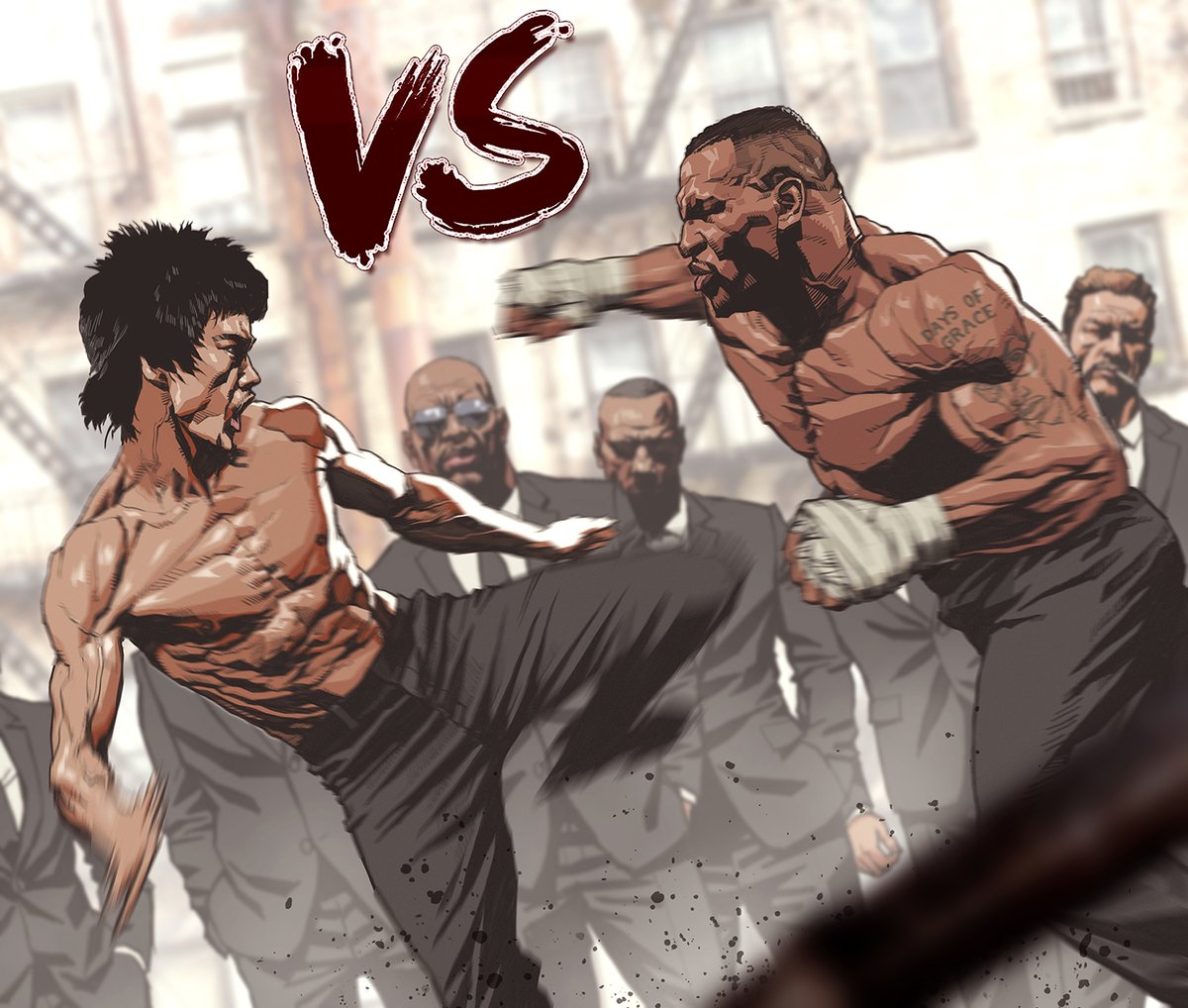 kse332_official's tweet photo. Bruce Lee VS Mike Tyson https://t.co/G4TiUJp5wh
