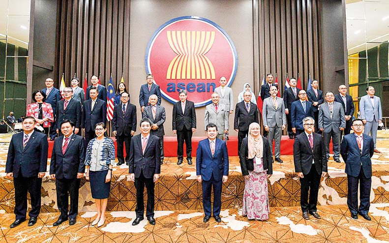 JusticeMyanmar's tweet photo. The murderous #Myanmar junta's inclusion in planning for ASEAN's post-2025 Vision undermines the credibility of ASEAN &amp; its future. What is the future vision for ASEAN? Collaborating w/ terrorists &amp; eroding democracy? #ASEAN stop legitimizing junta! https://t.co/18fe2KI5hH https://t.co/A002IbTB9u