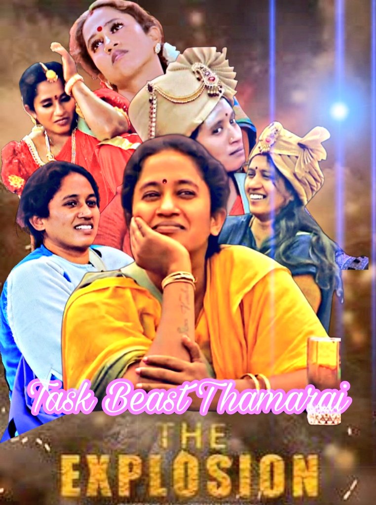 JosephVijayyy's tweet photo. Focus ON HOTSTAR VOTING for #Thamarai akka...
Akka Sema happy aha eruku 🤣🤣🤣
Well deserved Winner she is close in last week voting to lead 1st ...Vote will Full RAGE 🔥🔥🔥
#Thamarai
#Thamarai𓃬
#TaskBeastThamarai
#Bbultimate https://t.co/3ohAEDl65f