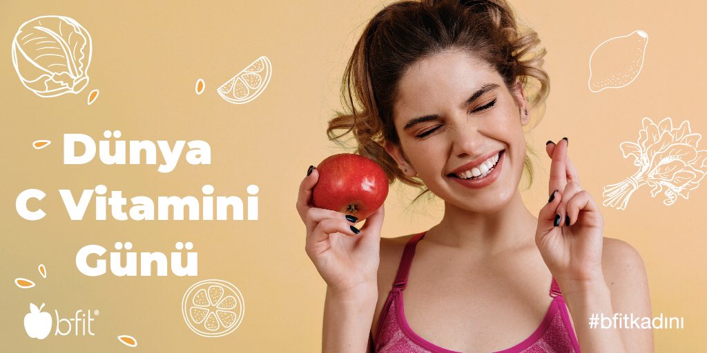 Bugün, Orta Doğu ve Balkanlar'ın en bilinen ve sevilen antioksidanı C vitamini günü kutlu olsun! 🤞🏼🍏 #bfit #bfitkadını #dünyacvitaminigünü #sağlıklıyaşa #sağlıklıbeslen