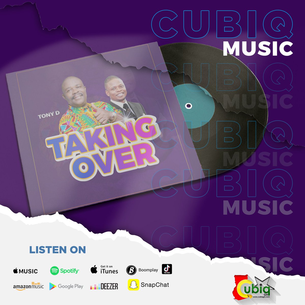 CubiqGhana's tweet photo. #CubiqMusic: 🚨 OUT NOW !!! 

@tonydmusic1 - Taking Over 

Live on all digital stores.

Link: https://t.co/0CCV9vT2yp

#TakingOverTonyD https://t.co/kpWxTSCVZT