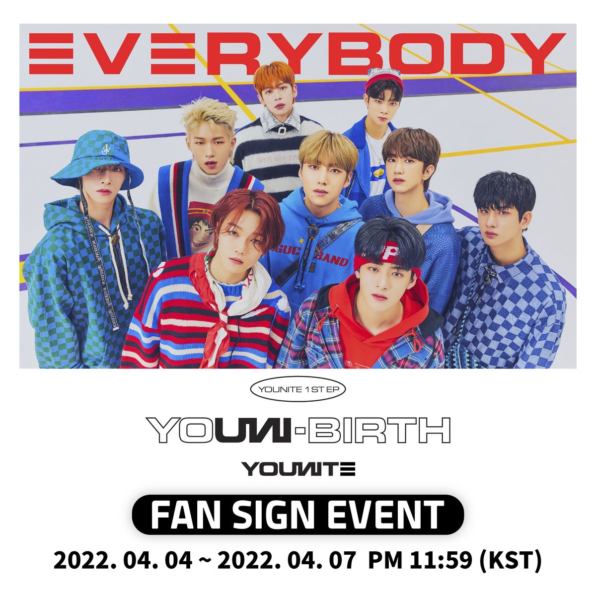 EVERLINESHOP's tweet photo. 🤍에버라인 X 유나이트 대면 팬사인회 이벤트 공지
🤍EVERLINE X YOUNITE FAN SIGN EVENT 

✔ 응모 기간: 4/4(MON) PM 3:00 ~ 4/7(THU) PM 11:59 (KST)
✔ 이벤트 일시: 5/7(SAT) PM 6:30(KST)
✔응모 링크: https://t.co/JNjkBK8pnH

#YOUNITE #유나이트 #EVERLINE #에버라인 https://t.co/YmWxHQz0Wr