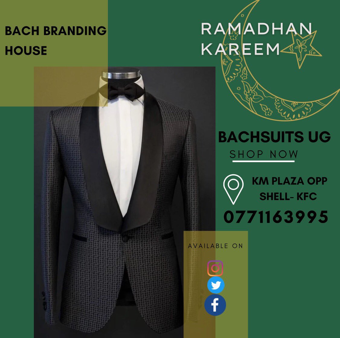 Conscious_kosh2's tweet photo. Grow your confidence through your dress code.
@bachsuitsug has your power suits (both male and female) at a reasonable price. Call +256771163995 or find us in Wandegeya at KM plaza opposite Shell-KFC now.
#Bachsuits https://t.co/bKzlilYdl9