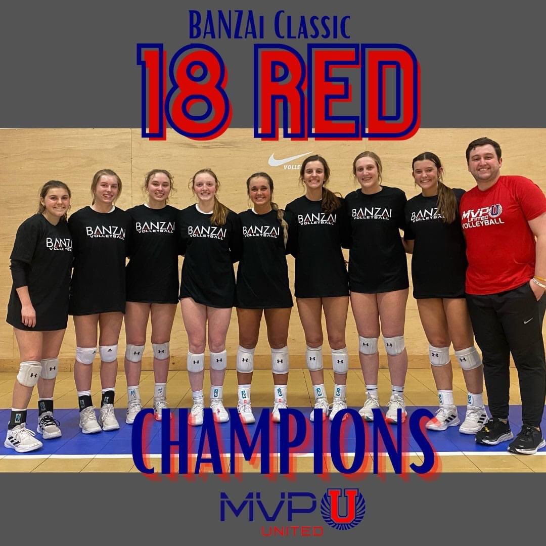 Congratulations to our <a href="/mvp_vball/">MVP - Midwest Volleyball Power</a> champions this weekend!🏆🏐 Way to represent United ladies and coaches!